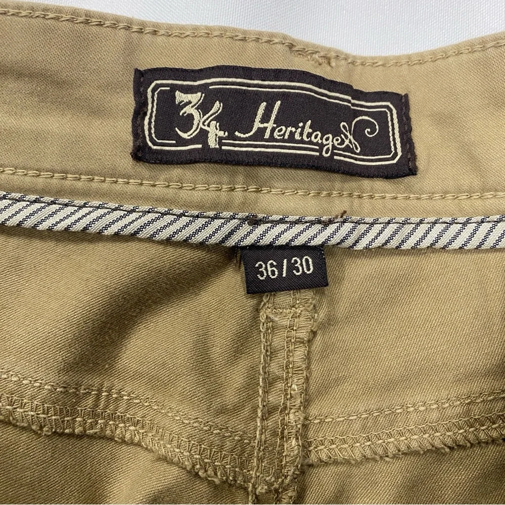 34 Heritage Men’s Khaki/Tan Charisma Work Pants Size 36/30